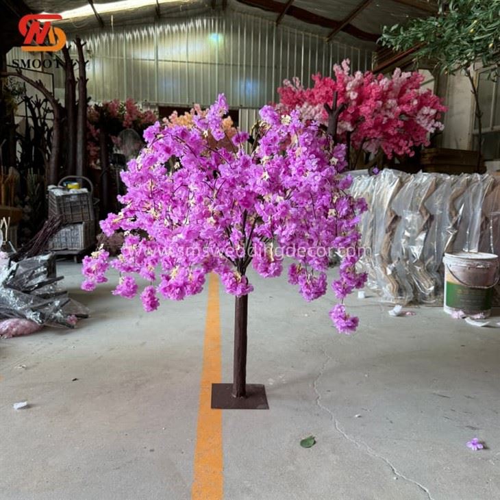 purple flower tree