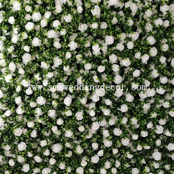 bridal shower flower wall